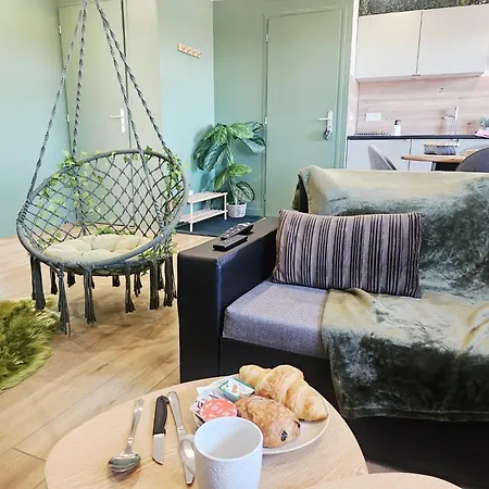 Immersion Foret Enchantee, 70m2 Atypique & Design Aux Portes De Lille Lägenhet *