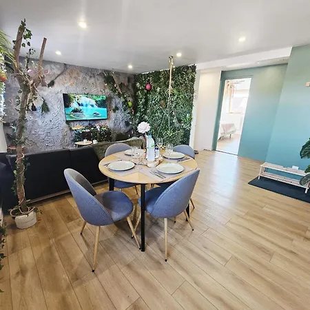 Immersion Foret Enchantee, 70m2 Atypique & Design Aux Portes De Lille Lägenhet Bassee